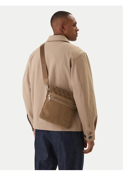 Guess Berlin Erkek Çapraz Askılı Çanta Hmbenpp6123 Bej
