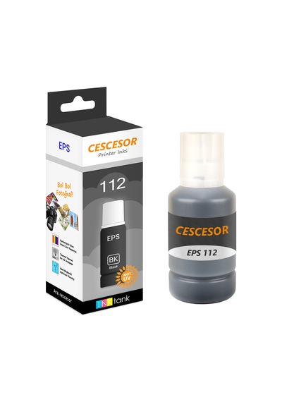 Epson 112 Siyah Uyumlu Mürekkep - 140 ML