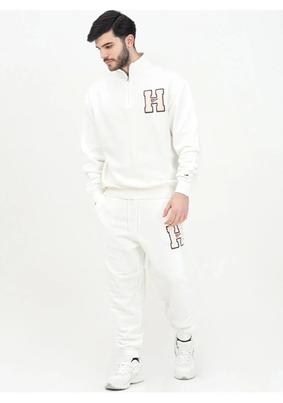 Tommy Hilfiger Tjm Towel Patch Terry Pant Erkek Beyaz Eşofman Altı Dm0dm21277yac Beyaz