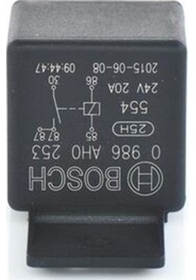 Bosch 0986ah0253 Mini Röle 24v 20a 5 Pinli Braketli No