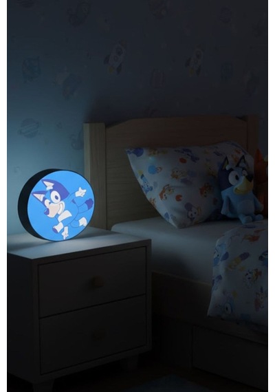 Bluey Tasarımlı Dekoratif Aydınlatma Gece Lambası Çok Renkli