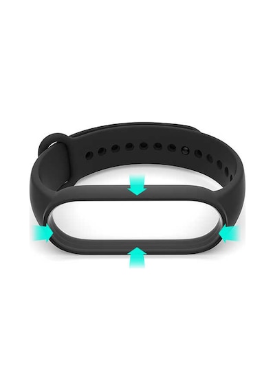 Ekılıf - Xiaomi Mi Band 6 Uyumlu - Kordon Klasik Silikon Kordon - No1