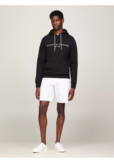 Tommy Hilfiger Erkek Core Tommy Logolu Sweatshirt - Siyah Siyah