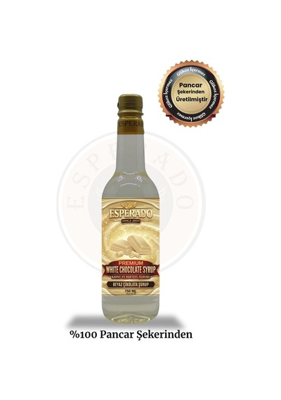 Premıum Beyaz Çikolata Aromalı Kahve Şurubu 750 Ml Diğer