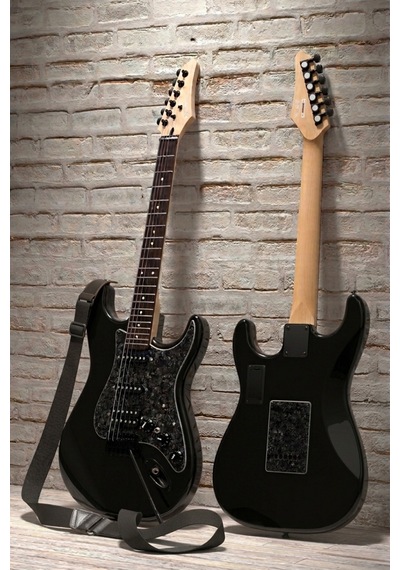 Torres Guson Std-20bk Siyah Dsp Elektro Gitar Hss Tremolo Distortion Efektli - 8697014034052