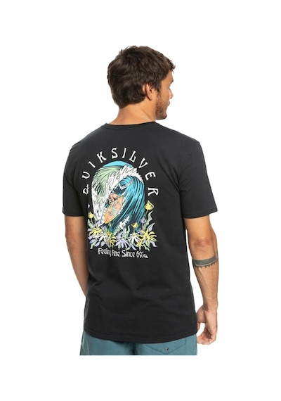 Quiksilver Orıgınalbarrel M Tees Erkek Tişört Eqyzt07226-qk.kvj0 Siyah