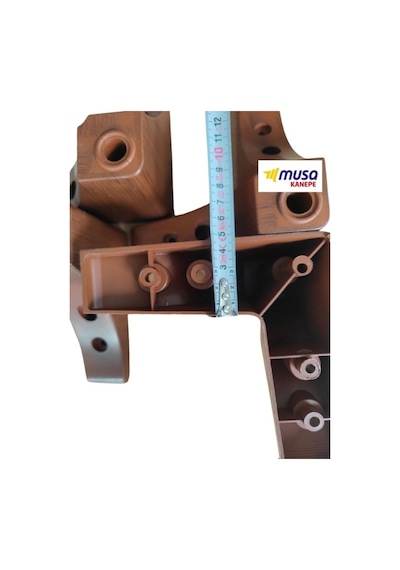 10 Cm. Koltuk Ayağı - Kanepe Ayağı - Mobilya Ayağı - Baza Ayağı - Bellona Ayak Vida Dahil Siyah