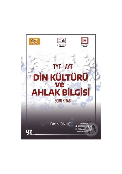 Yz Yks Tyt Ayt Din Kültürü Ve Ahlak Bilgisi Soru Kitabı  Yeni