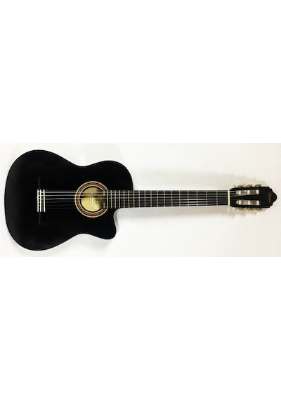 Valencia Vc104tcvtbk Elektro Klasik Gitar 4/4 Sap Çelikli Siyah