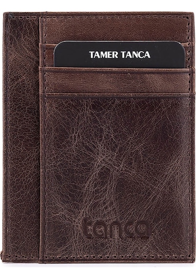 Tamer Tanca Erkek Hakiki Deri Kahverengi Cüzdan 907 1092 Erk Czdn Sk25-26 Kahve Crazy Kahverengi