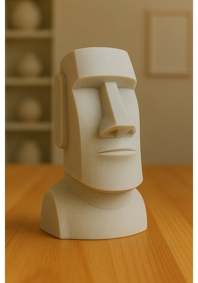 Moai Ev Hediyesi Kategorisinde Şık Hediyelik Dekoratif Obje Figür 15 Cm