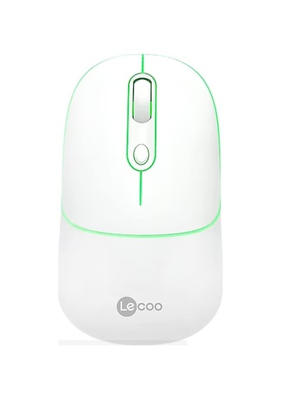Lecoo Ws210 Beyaz Bluetooth & 2.4g Wifi Wireless Charging Mouse