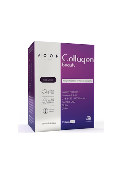 4 Adet Voop Collagen Beauty Kolajen 10 Saşe