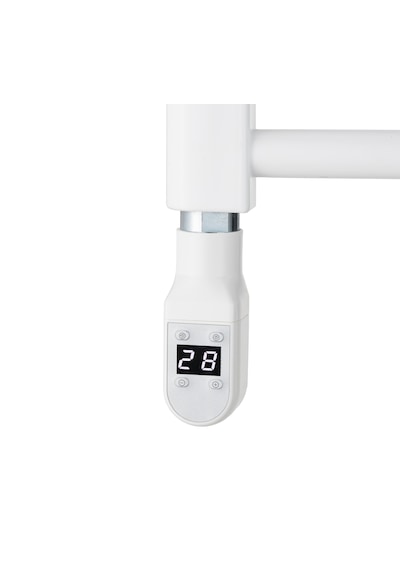 Digisu 400x800 Beyaz Elektrikli-digital Termostatlı Havlupan