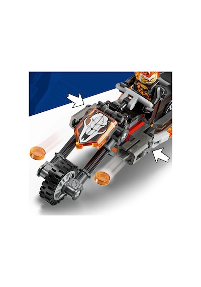 LEGO® ǀ Marvel Örümcek Adam, Ghost Rider Motosikletine Karşı 76335 -6 Yaş ve Üzeri Çocuklar için Yaratıcı Oyuncak Yapım Seti (72P)