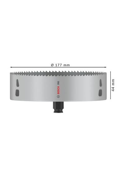 Pro Multi Material Power Delik Açma Testeresi Yumuşak Ahşap Alçıpan Ø 177 Mm Professional Aksesuar Döner Matkap V