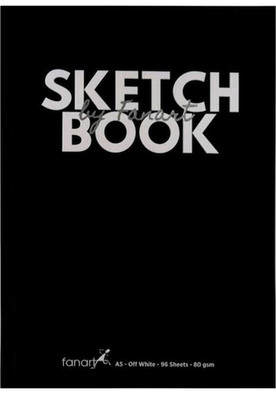 Fanart Academy Sketch Book Sert Kapak Eskiz Defteri 80 G A5 96 Yaprak