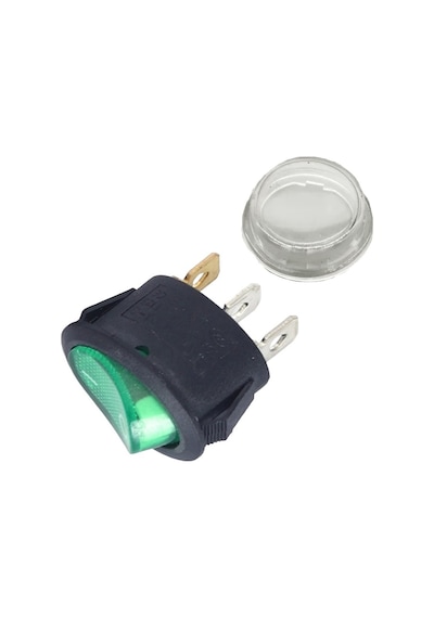 Yuvarlak Işıklı Su Geçirmez Kılıflı 3p On-off Anahtar Ic-134a