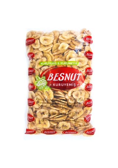 Besnut Dilimli Muz Kurusu 1 KG