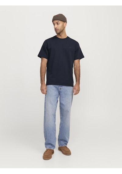 Jack & Jones Erkek Rdd Nakışlı Tişört - Daze - 12264110 Salute