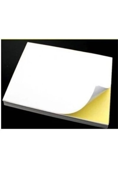 Parlak Kuşe A4 Etiket 100 Adet Sticker