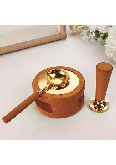 Sanat Temalı Mum Mührü Seti Sarı 2 Karışık