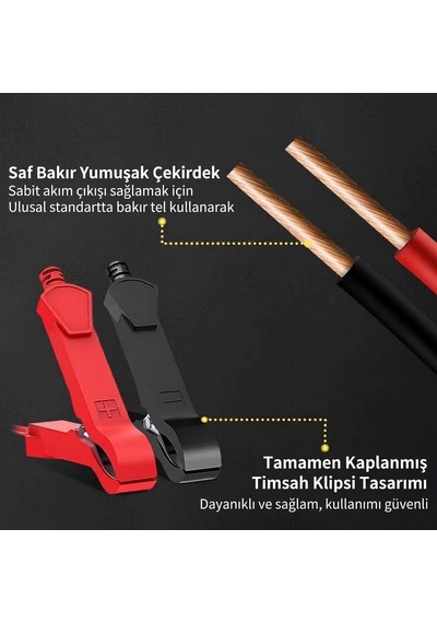 Tr Aoc11 12v 8a Dijital Ekranlı Akü Şarj Ve Onarım Cihazı - Lifepo4, Jel & Agm Akü Uyumlu Akıllı Desülfatör