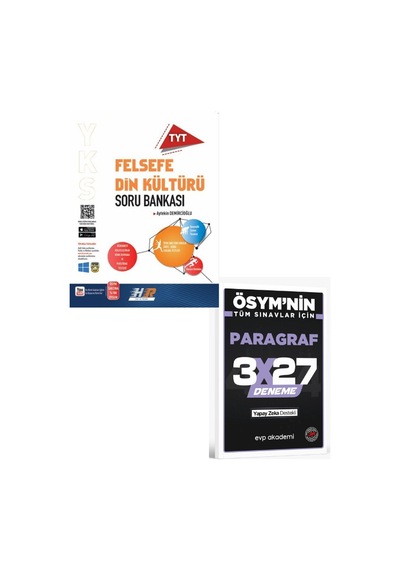 2027 Hız Ve Renk 2027 Tyt Felsefe Din Kültürü Soru Bankası+ Evp Akademi Paragraf