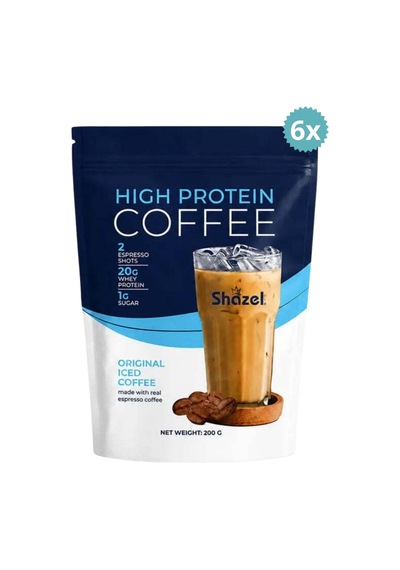 Shazel Yüksek Proteinli Soğuk Kahve Klasik 200g Doypack Aromalı X 6 Adet 200 G