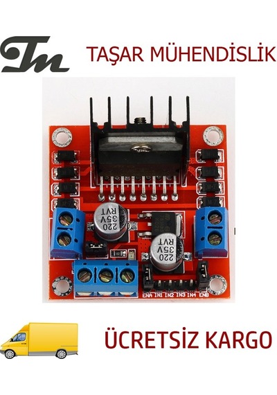 L298N Motor Sürücü 2 Kanallı Arduino Raspberry N11.2822