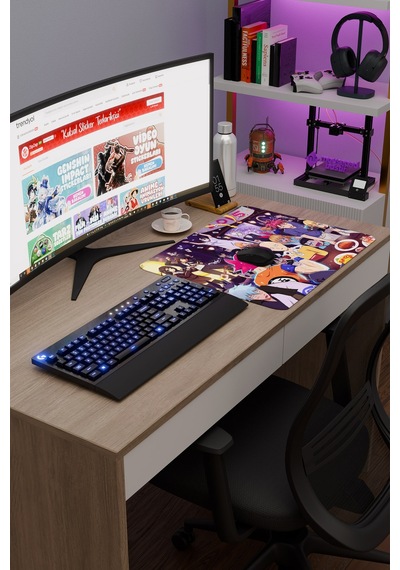 Death Parade Anime V2 - 48x40 Xl Gaming Kauçuk Kaymaz Taban Mouse Pad Fare Altlığı
