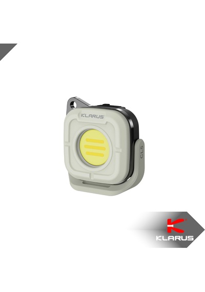 Klarus Cl5 Yüksek Güçlü Mini Kamp Lambası 1200mah Taşınabilir Led Gece Lambası & Fener Gri