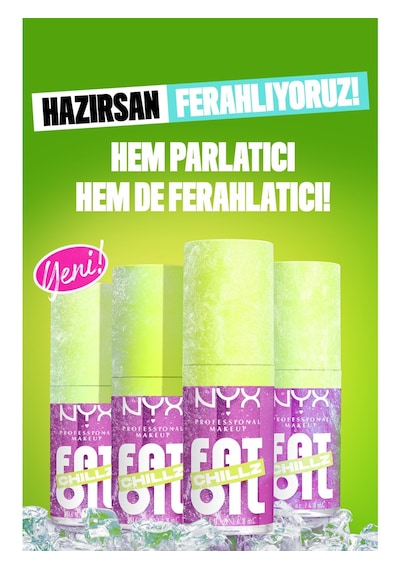 Nyx Professional Makeup Fat Oil Chillz Parlatıcı Dudak Yağı - Strawberry Slush