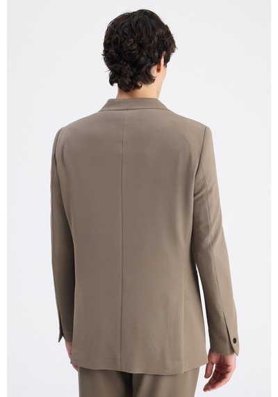 Twn Slim Fit Vizon Armürlü Kumaş Ceket 6ec04bb01474m Çok Renkli