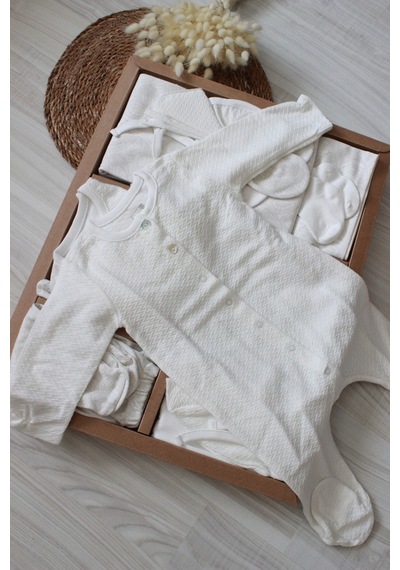 Caramell Barbosa Tiny Lace 10'lu Hastane Çıkışı 56-62cm Zk1911 Yeni Sezon 2025 Ekru