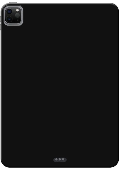 Apple Uyumlu iPad Pro 12,9 İnç 6. Nesil A2436 , A2437 , A2764 Rubber Yıkanabilir Silikon Kılıf Arka Kapak