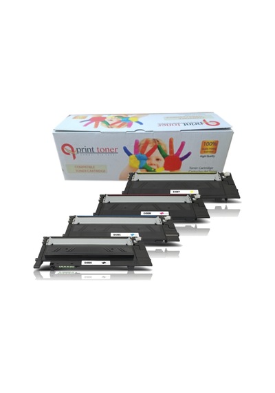 Qprint Toner Samsung Uyumlu Clt-k406s Set Toner St988a Su466a Su122a Su256a Clp 360 Clp 365