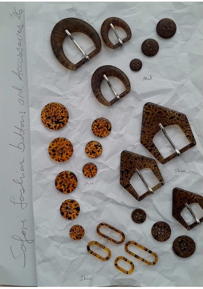 Kehrıbar Akrılık Toka 2,5 Cm , Kemer İç Ölçü , 1 Adet