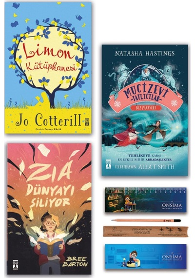 Genç Timaş Mucizevi Tatlıcılar - Limon Kütüphanesi - Zia Dünyayı Siliyor Set 3 Kitap