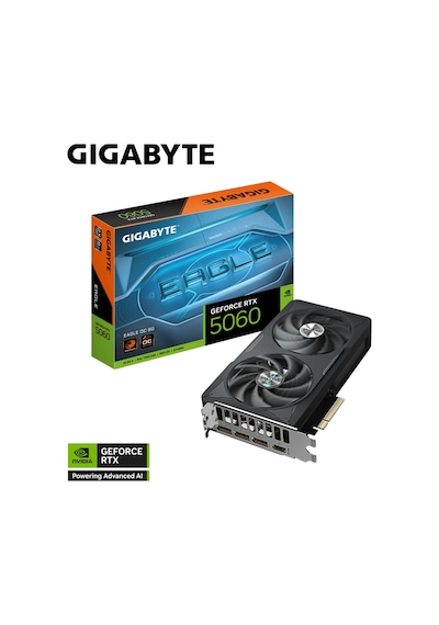 Gıgabyte Gv-n5060eagle Oc-8gd, Rtx5060, Eagle Oc, 8gb, Gddr7, 128