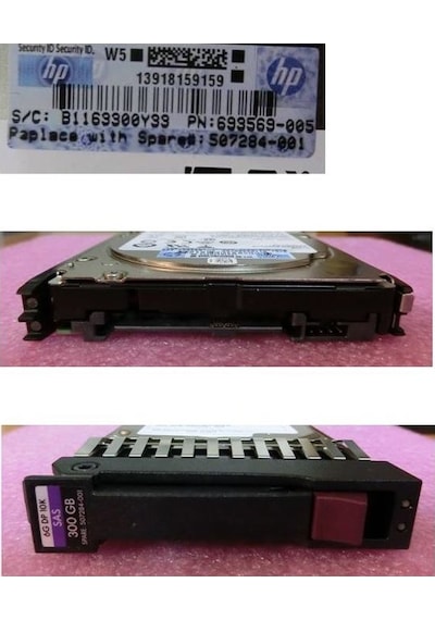 Hpe 300 GB 2.5 Inch 6G 10K Hdd Kutulu 507284-001 507127-B21