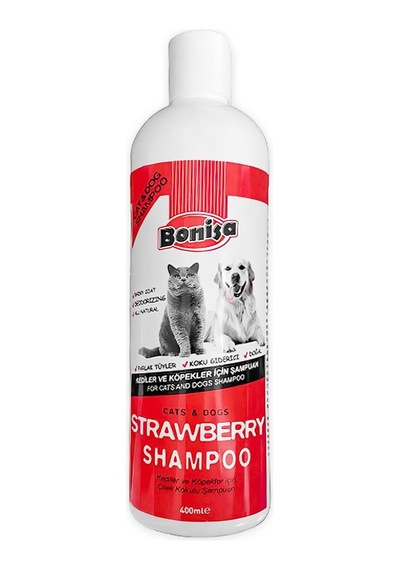 Bonisa Kedi Ve Köpek Şampuanı 400 Ml Çilek Kokulu