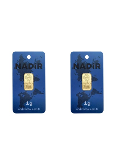 2 Adet 1 Gr 24 Ayar Altın 995