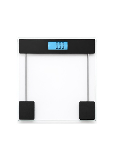 180 Kg Dijital Cam Baskül Lcd Ekranlı Hassas Vücut Tartısı Sıcaklık Göstergeli Elektronik Banyo Tartısı Beyaz