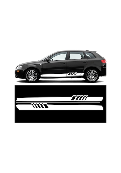220 X 18 cm - Araba Yan Şerit Sticker