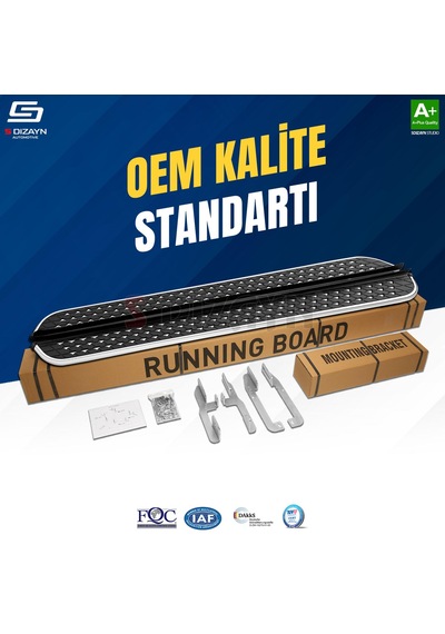 S-dizayn Renault Duster 3 Diamond Krom Yan Basamak 183 Cm 2024 Üzeri A+ Kalite