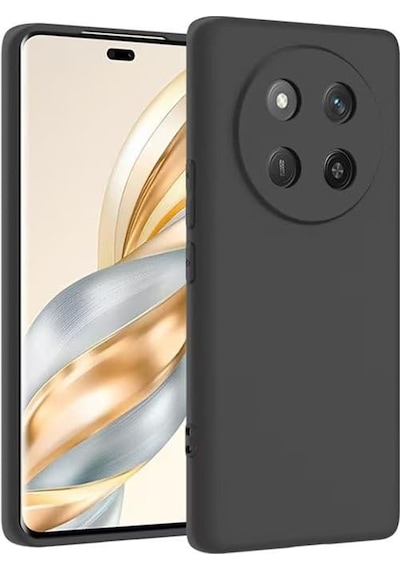 Adige Honor Magic 7 Lite Uyumlu Kılıf Silikon Siyah