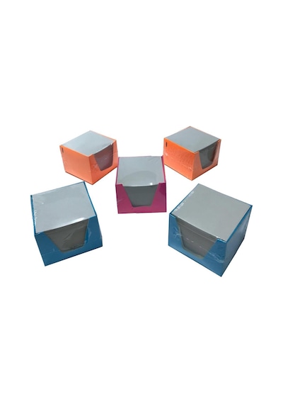 10 Adet Küp Not 500 Yaprak 9 X 7 X 7 Cm Kağıt Küp Blok Not