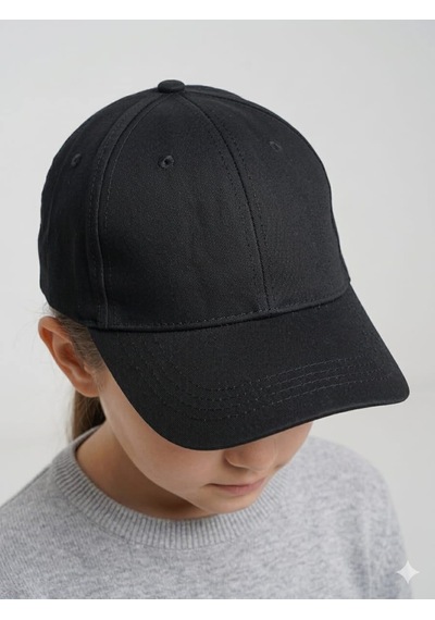 Benitto Kids Kitti 9-15 Yaş Düz Sade Çocuk Kep Şapka Siyah