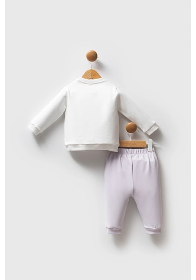 U.S. Polo Assn. U.s.polo Assn Kız Bebek 2li Takım - Beyaz-lila Beyaz-lila